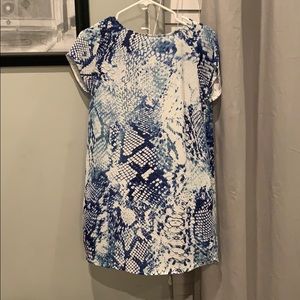 Snakeskin print dress